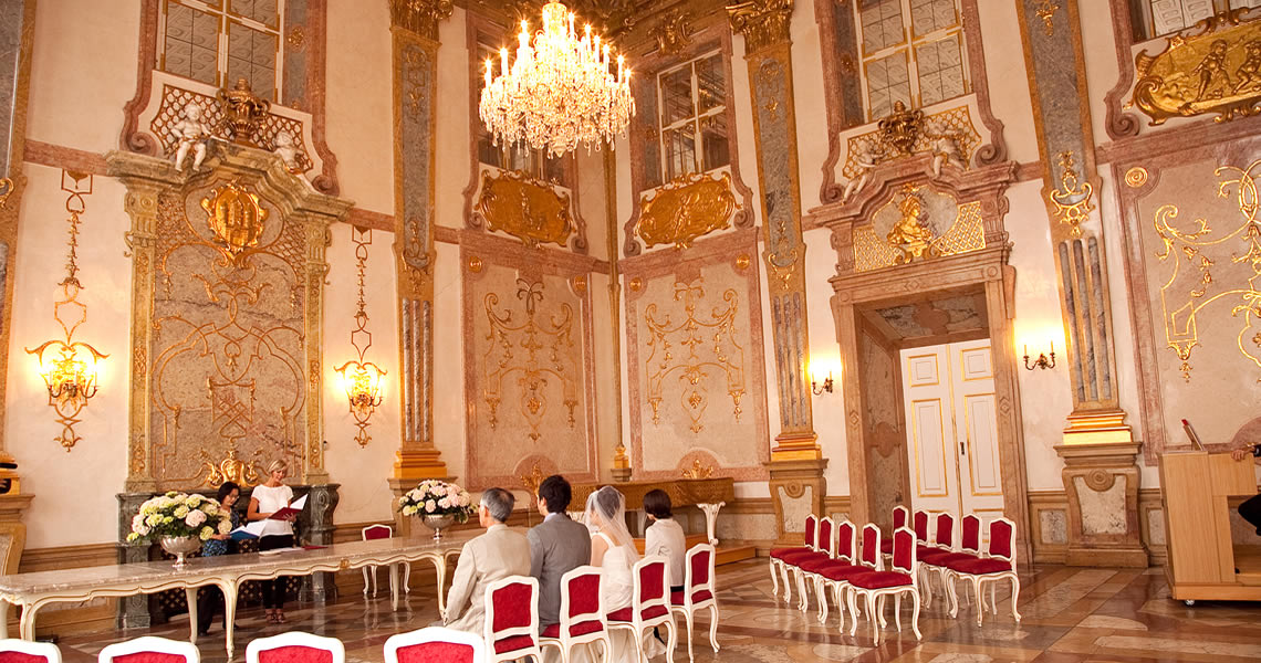 オーストリア・ザルツブルク・ミラベル宮殿の大理石の間