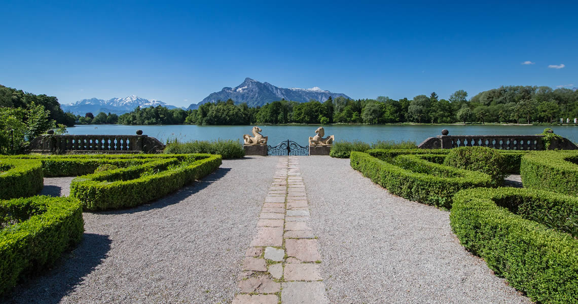 オーストリア・ザルツブルク・レオポルヅクロン宮殿庭園