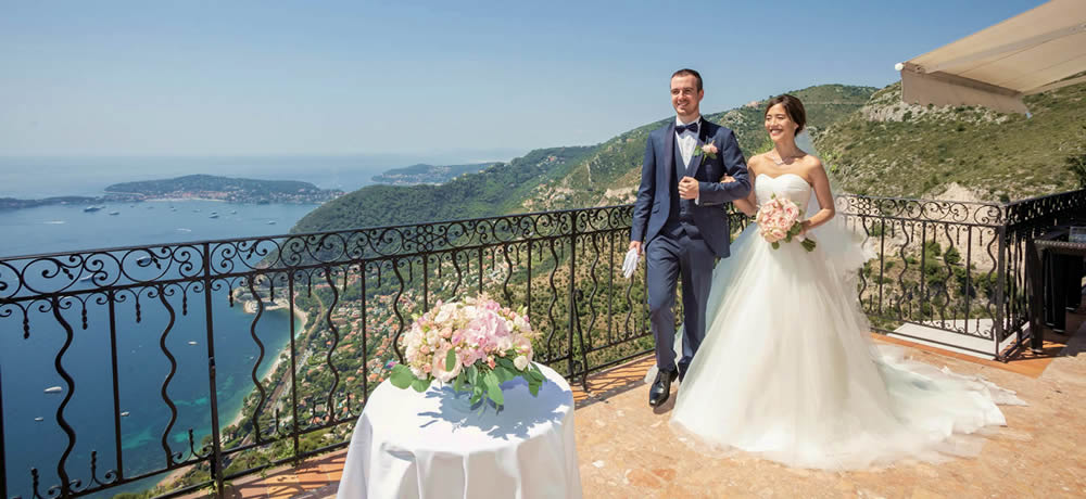 南仏コートダジュール・シャトー・エザホテルウェディング