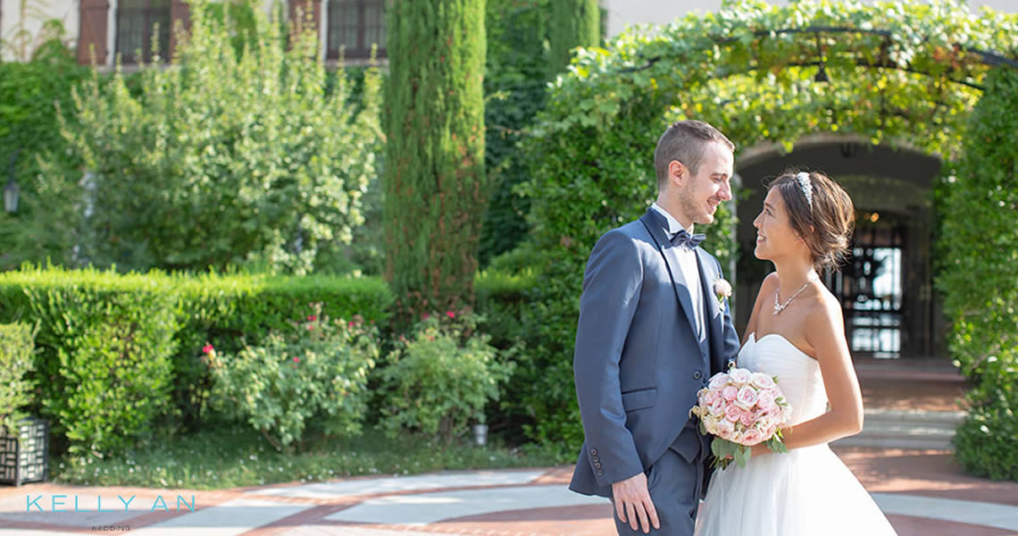 南フランス・ヴァンス村・シャトーサンマルタン挙式先輩カップル