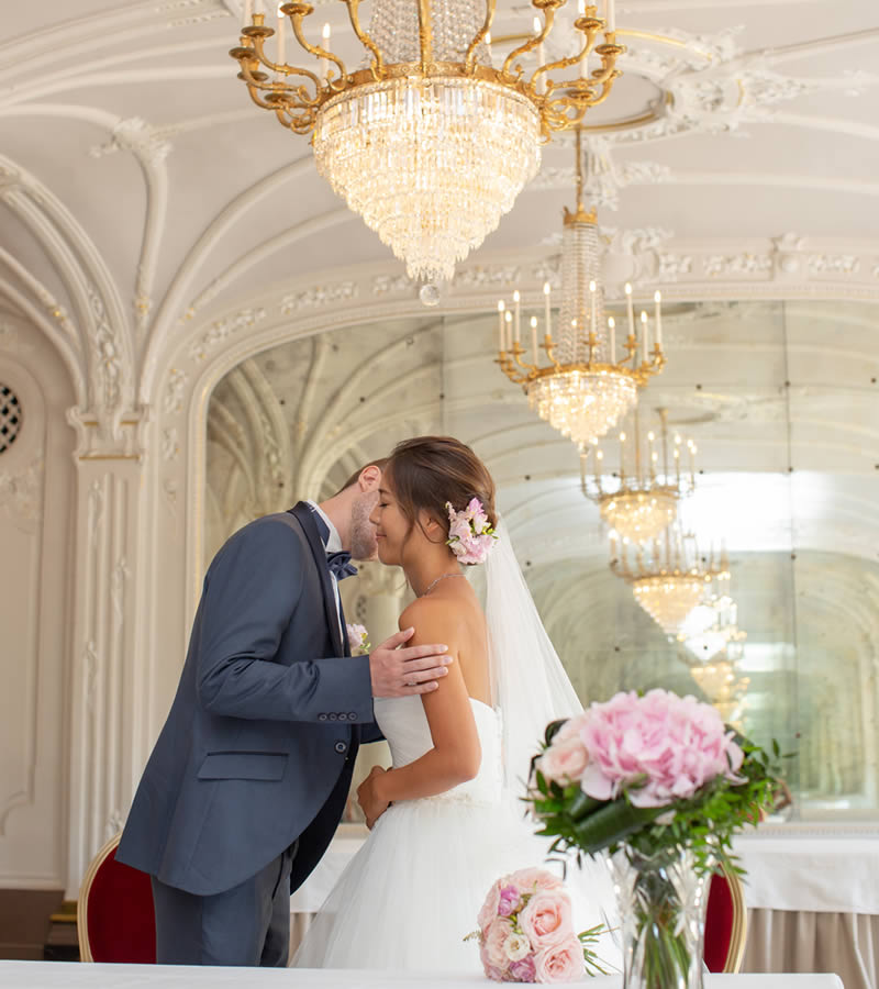 モナコ・ホテルエルミタージュ・モンテカルロにてウェディングセレモニー