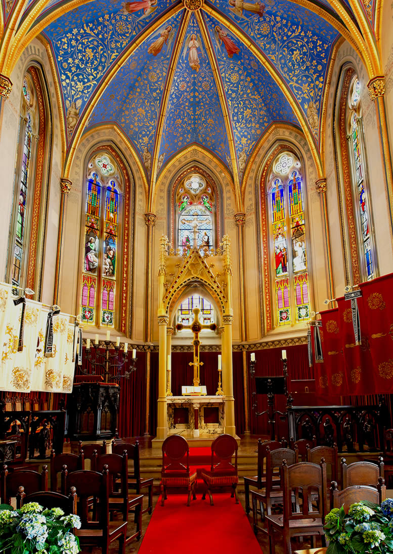 ドイツ・ホーエンツォレルン城チャペルウェディング・祭壇