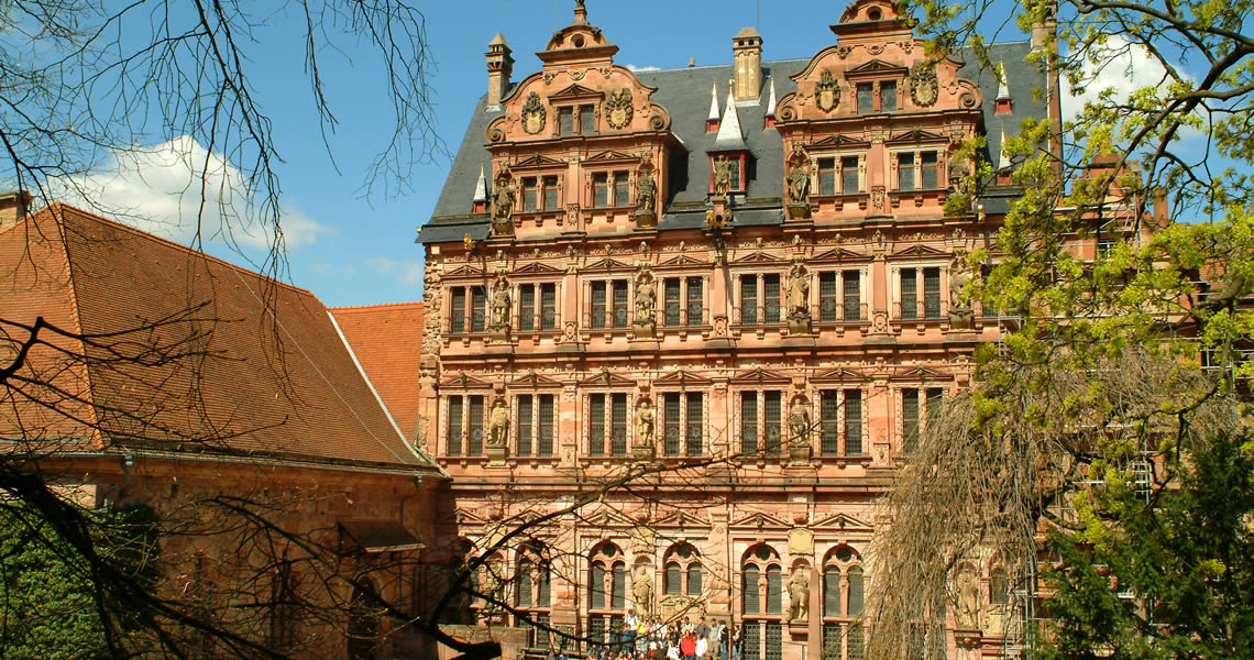 ドイツハイデルベルク城建造物