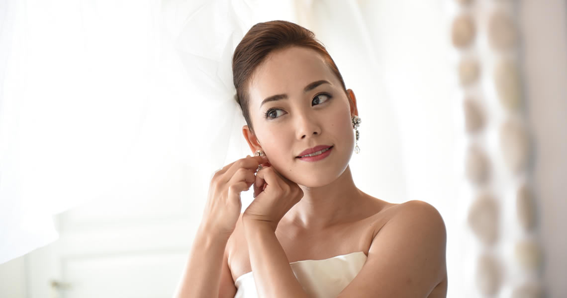 サントリーニ島イア・アンドロニスラグジュアリースイーツ ウェディングブライド