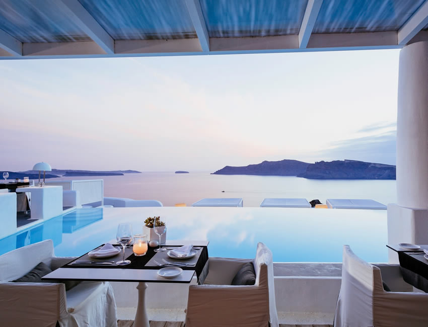 ギリシャ・サントリーニ島キリニ・アントスレストラン