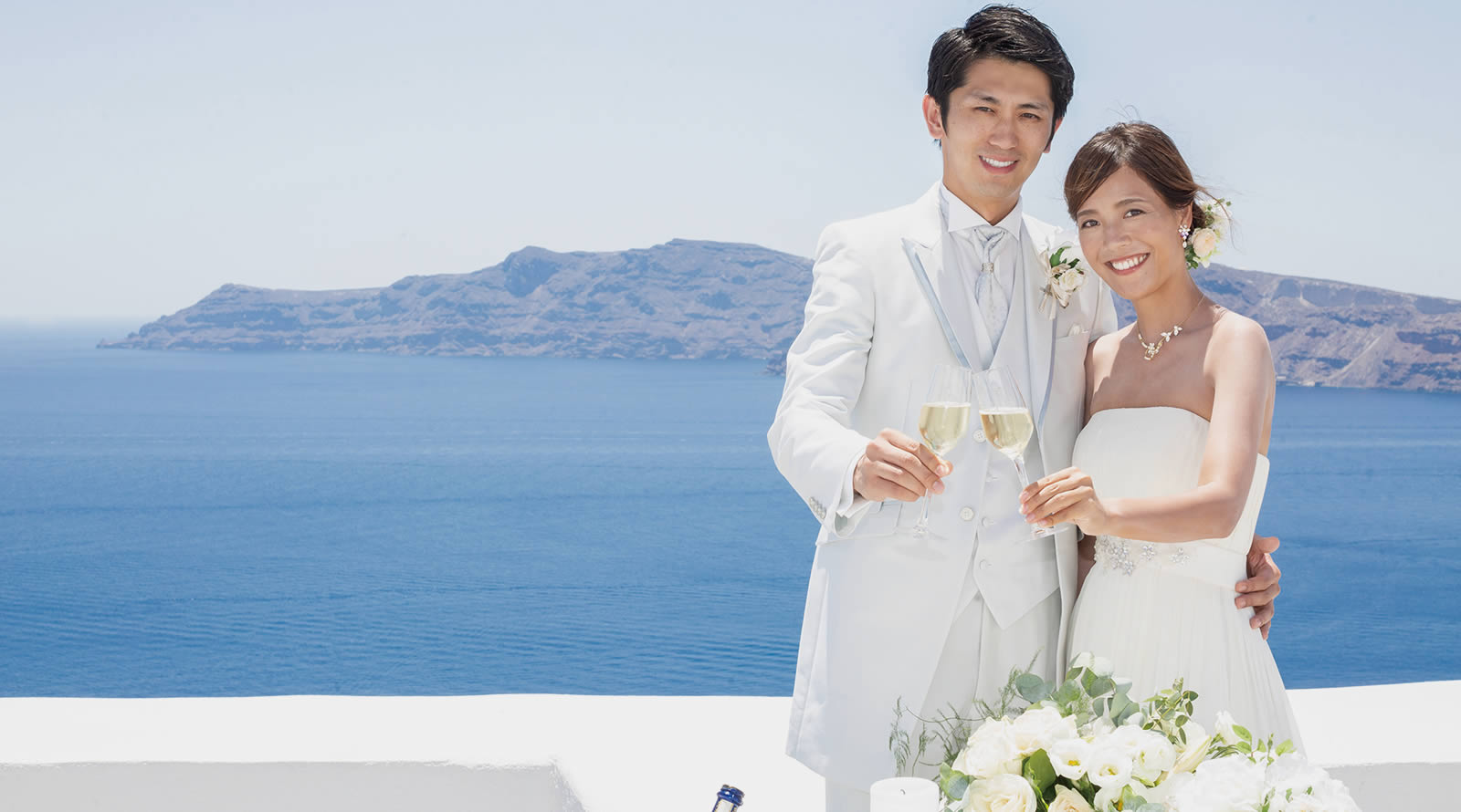 ギリシャ・サントリーニ島キリニウェディング