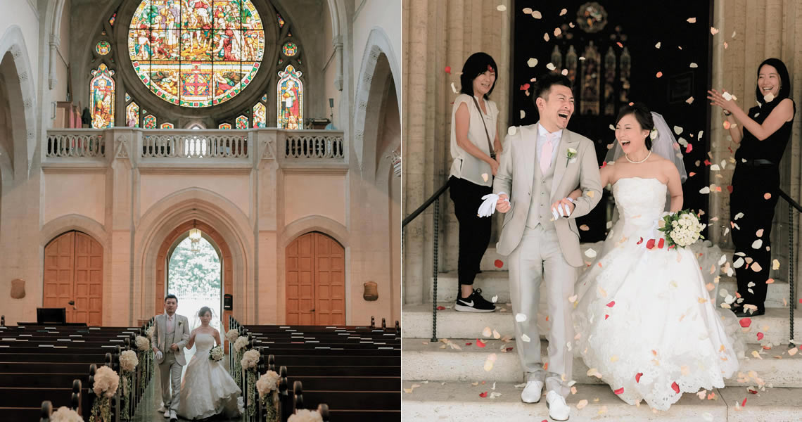 イタリア・フィレンツェ・セントジェームズ教会ウェディングセレモニー