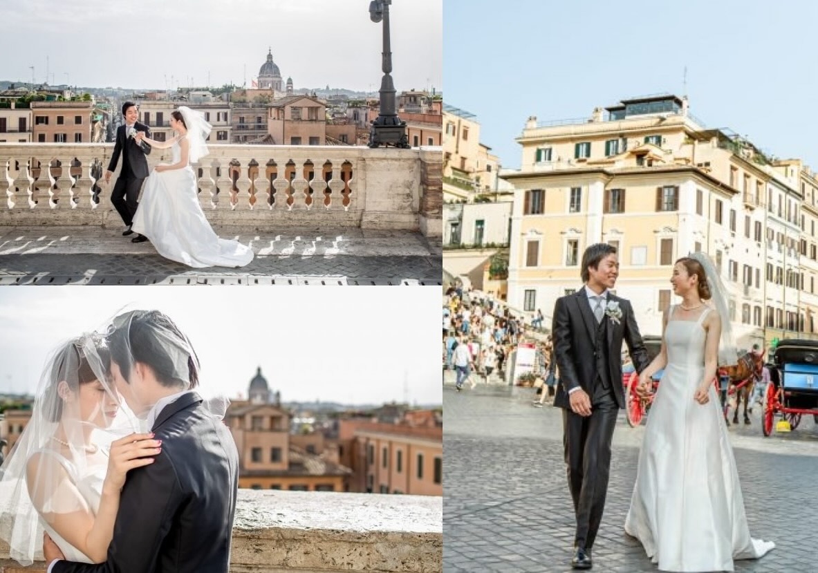 イタリアフォトウェディング・ローマフォトプラン お客様
