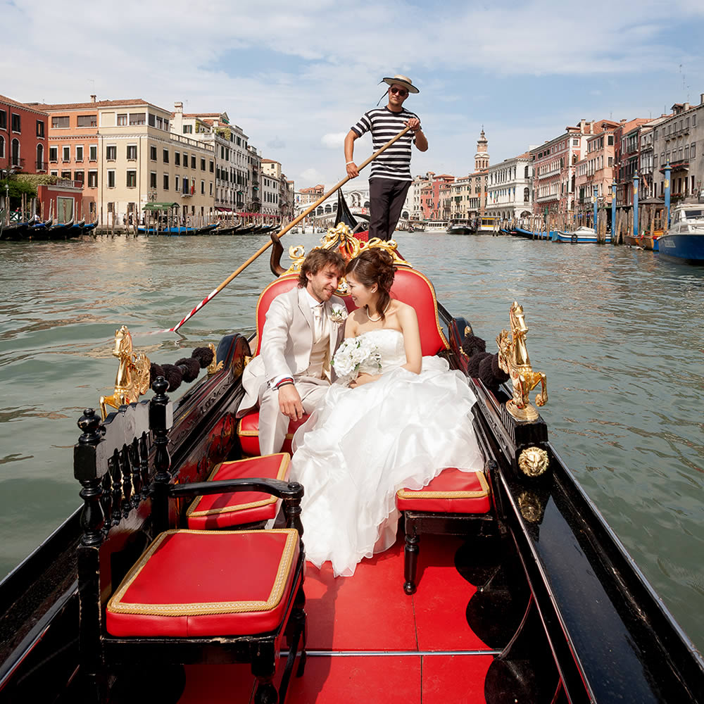 イタリア・ベネチアゴンドラ