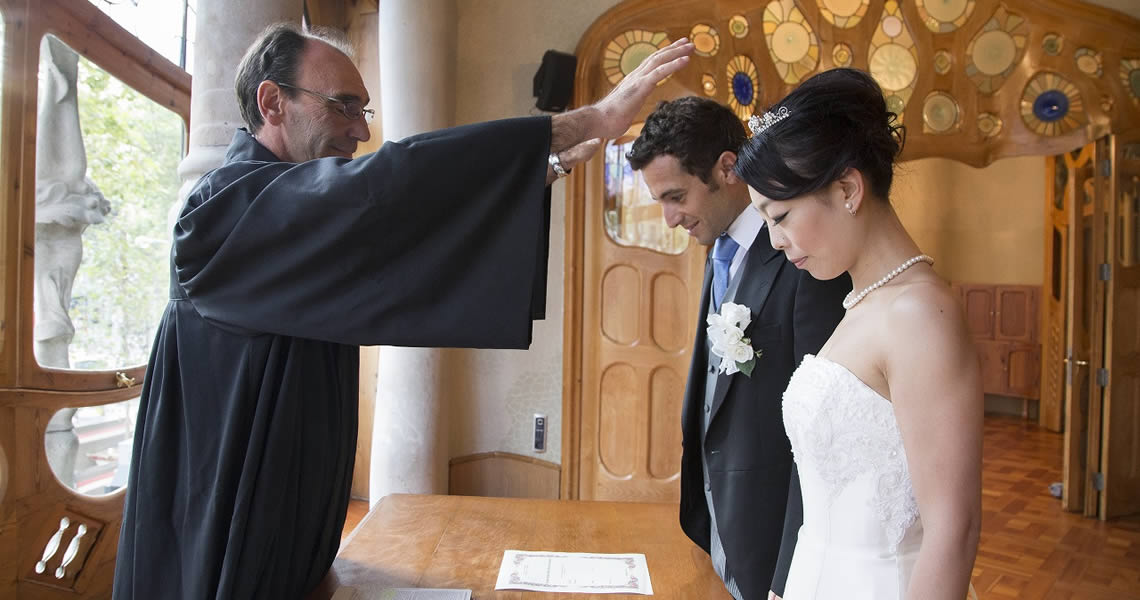 カサ・バトリョ挙式会場ラ・プランタ・ノーブレにて