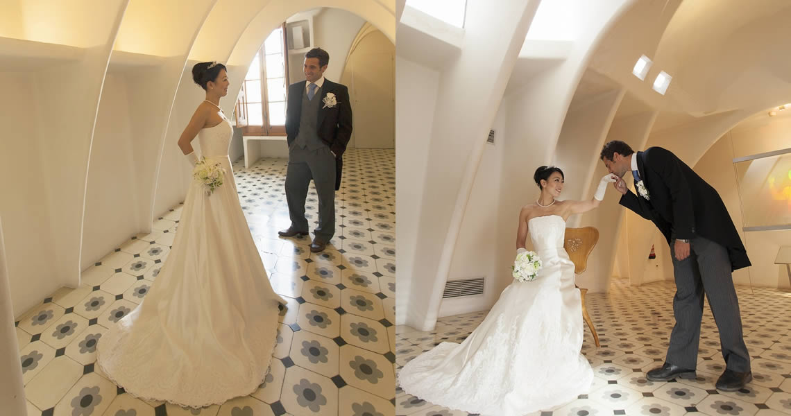 バルセロナ挙式先輩カップルエル・ビエントレ・デル・ドラゴン