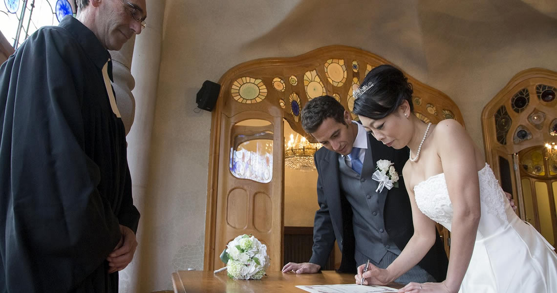 カサ・バトリョ挙式会場ラ・プランタ・ノーブレ