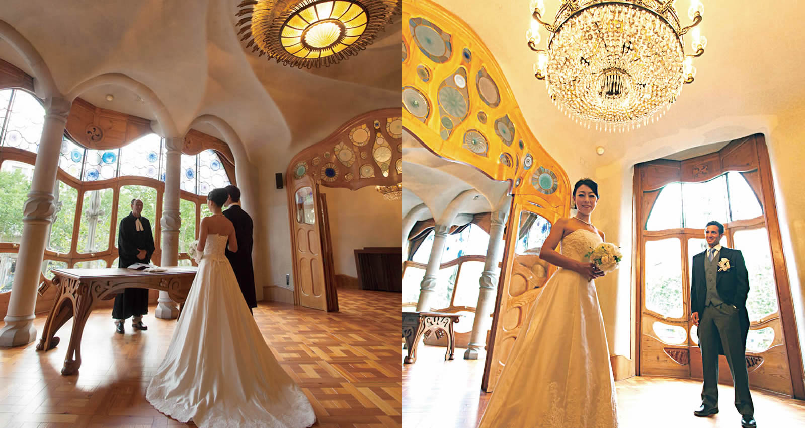 バルセロナ・カサバトリョ挙式会場ラ・プランタ・ノーブレ