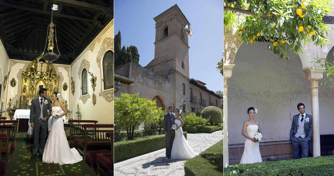 グラナダ挙式パラドール・サンフランシスコ教会挙式写真