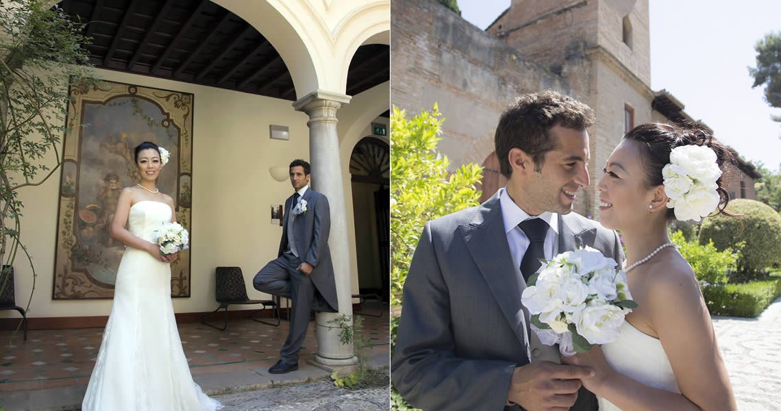 グラナダ挙式パラドール・サンフランシスコ教会ウェディング後のフォトツアー