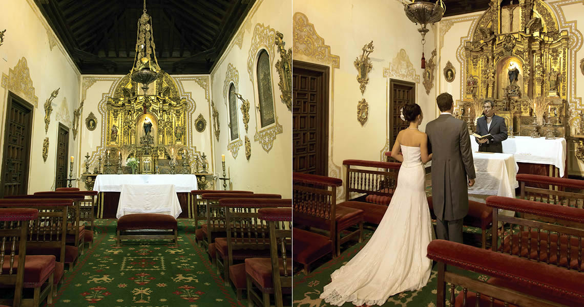 グラナダ挙式パラドール・サンフランシスコ教会にてウエディング