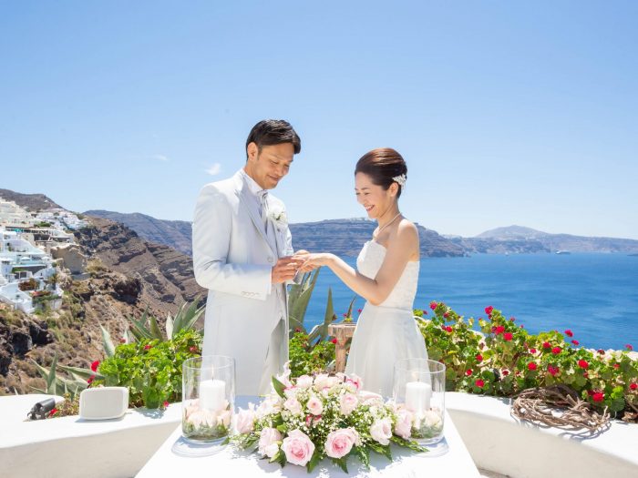 アンドロニスラグジュアリースイーツ挙式指輪交換