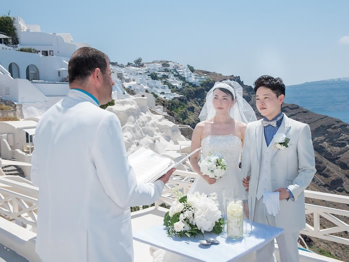 ミスティークホテルウエディングカップル