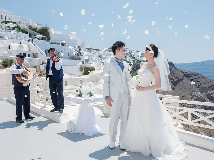 ミスティークホテル挙式カップル