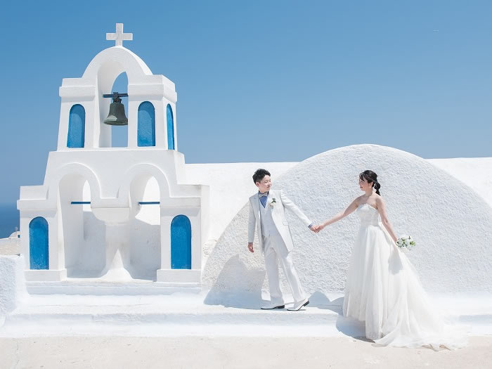 ミスティークホテルウェディングカップル乾杯