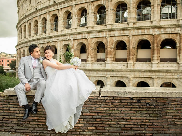 ケリーアンヨーロッパ・ローマウェディングフォト