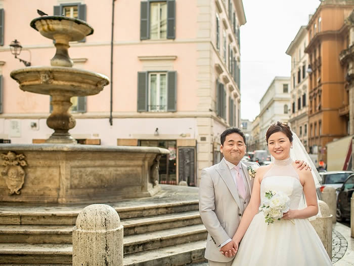 ケリーアンヨーロッパ・ローマフォトウェディング