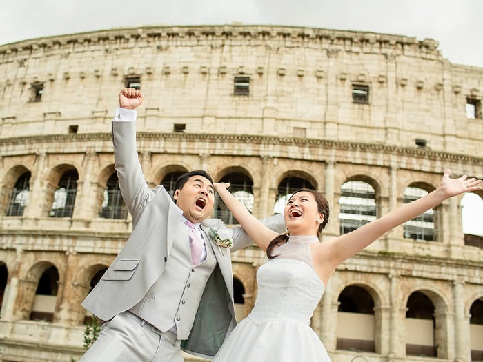 ケリーアンヨーロッパ・ローマフォトウエディング