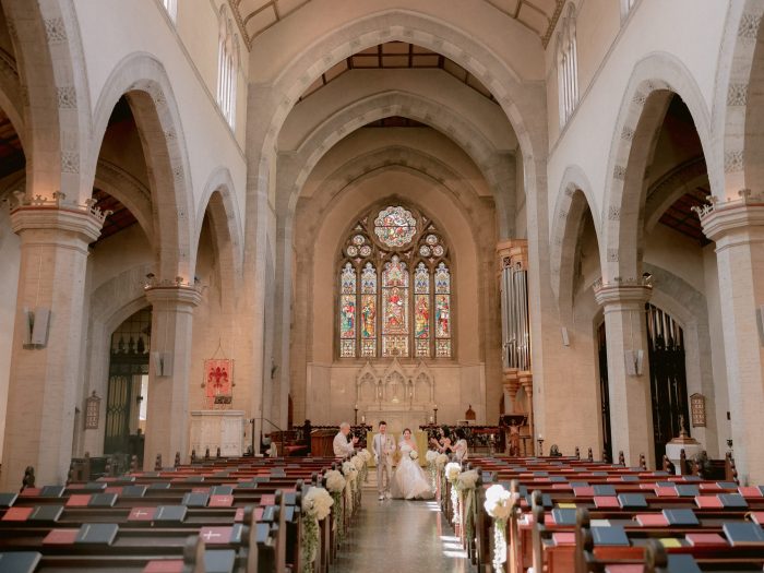 フィレンツェ・セントジェームズ教会ウェディングセレモニー