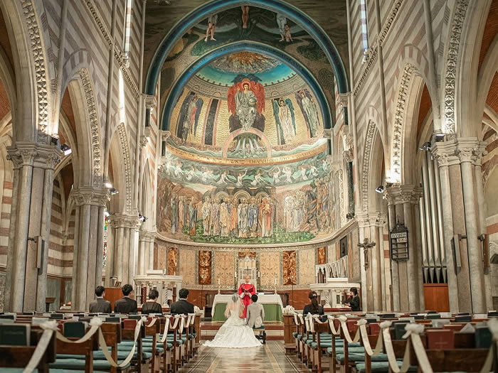 イタリア・ローマ・セントポールズ教会ウェディング