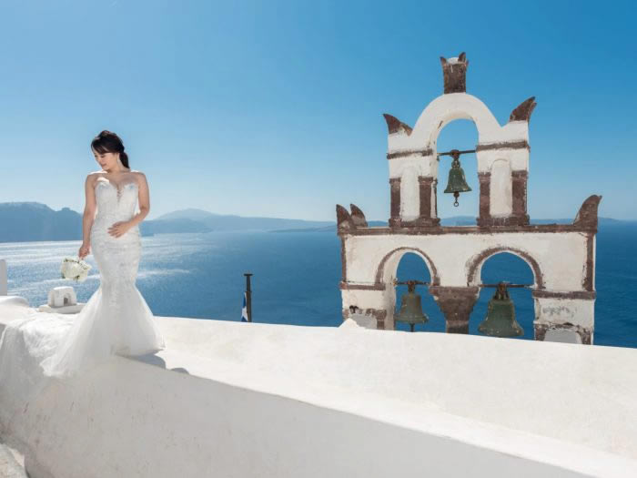 ギリシャ・サントリーニ島アンドロニス・ラグジュアリー・スイーツウェディング