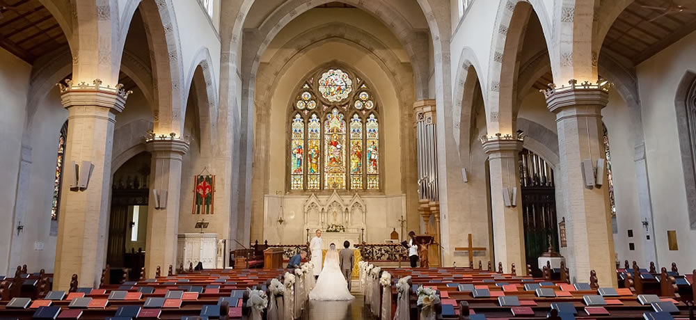 イタリア・フィレンツェ、セント・ジェームズ教会ウェディング