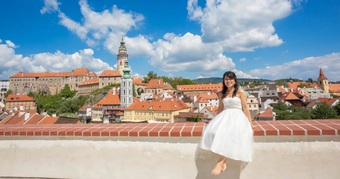 チェコフォトウェディング・チェスキークルモロフフォトプラン