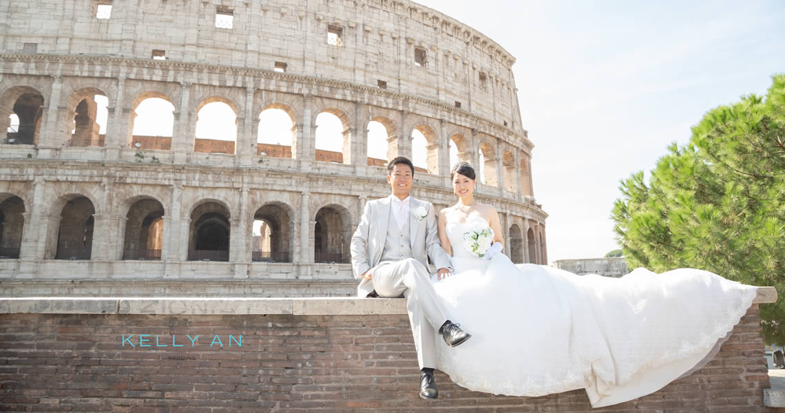 イタリアフォトウェディング・ローマフォトプラン