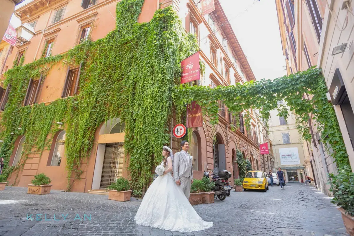 イタリアのフォトウェディング